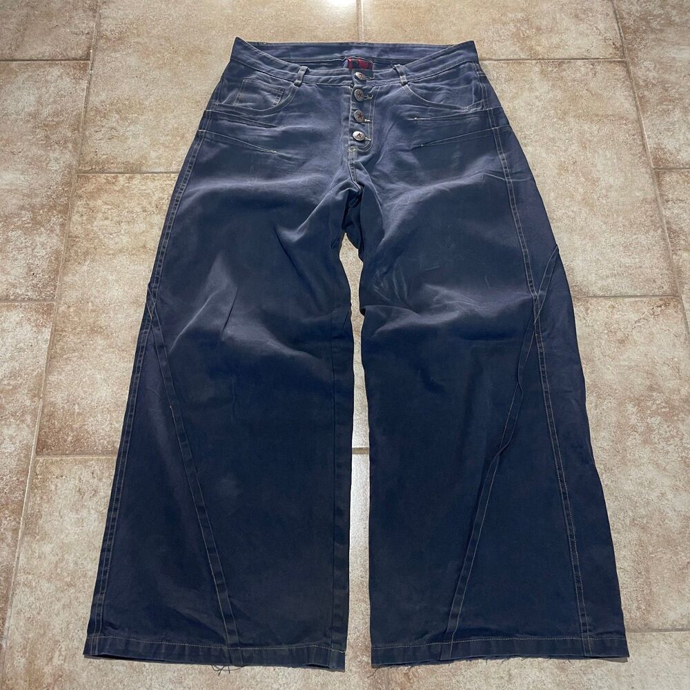 Vintage Blue Baggy Denim Jeans